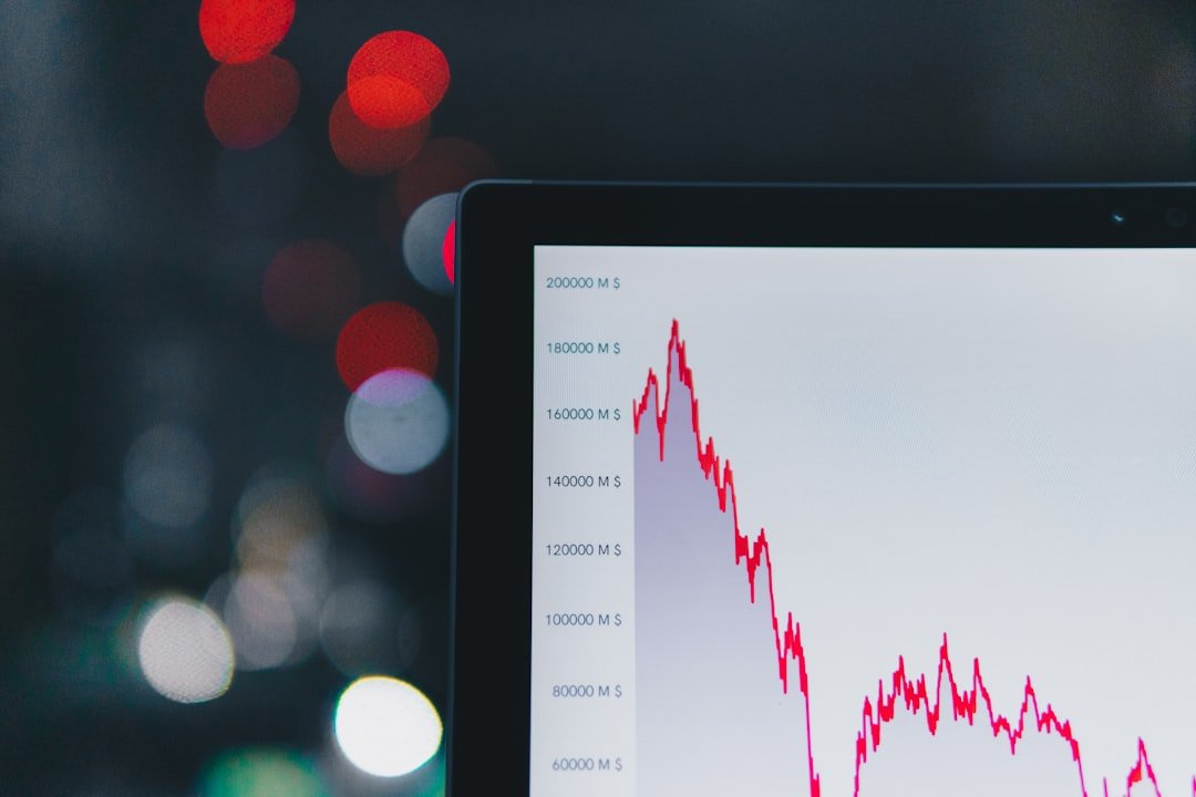 Photo Stock market graph