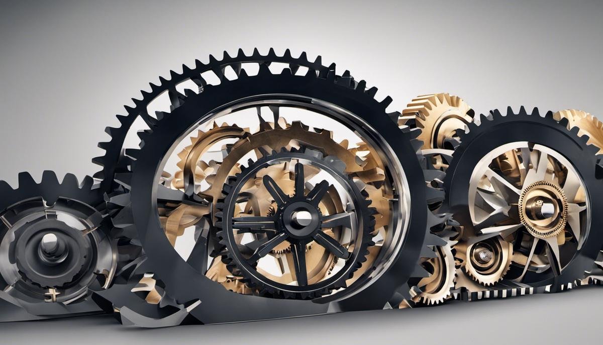 Illustration of gears representing the fundamental dynamics shaping the real estate market